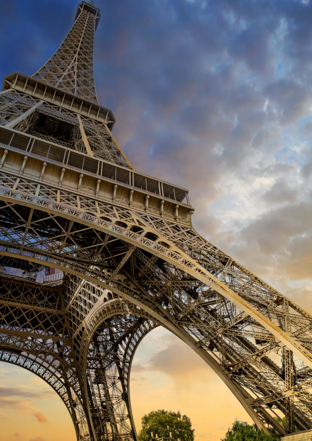 low-angle-shot-eiffel-tower-paris-france